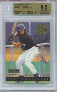 1993-94 CLASSIC IMAGES ALEX RODRIGUEZ BGS 9.5 GEM MINT TRI-STAR PROMO PHOENIX AZ - Bild 1 von 2