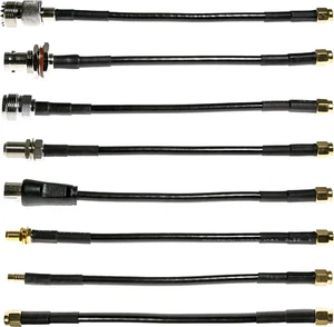 RF Adapter Cable Connectivity Kit - Set of 8 for NESDR Smart (RTL-SDR), Hackrf O - Picture 1 of 9