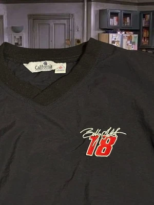 Cortavientos vintage Bobby Labonte NASCAR #18 Foto 1 de 4