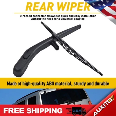 Rear Wiper & Arm 68034341AC For 2008 2010 Blade 2009 2011 2012 Jeep Liberty - Image 1 of 4