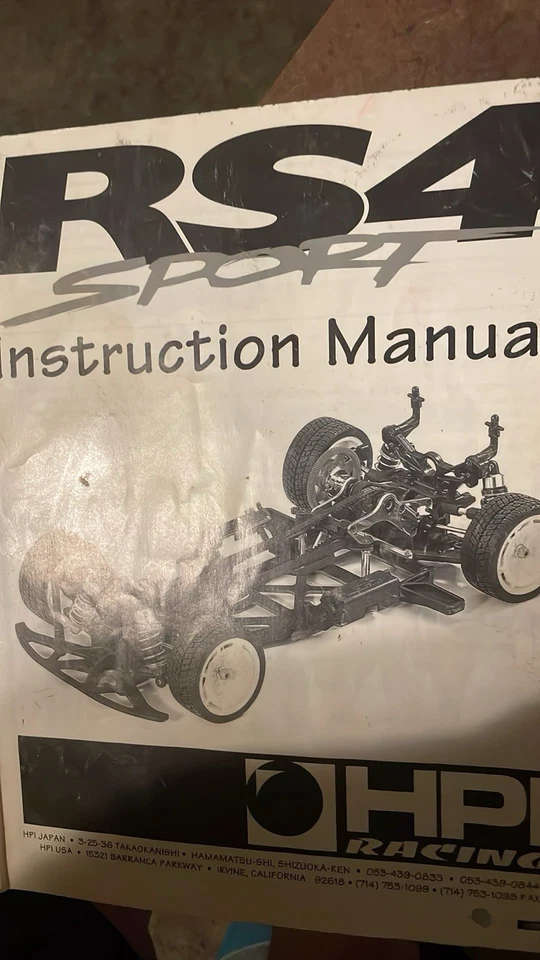 Coche de turismo deportivo HPI RS4 escala 1:10 Rtr Foto 1 de 3