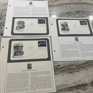 *STAMPS* 🇺🇸 FDCs American Motorcycles-set of 3 (2006) - Picture 1 of 4