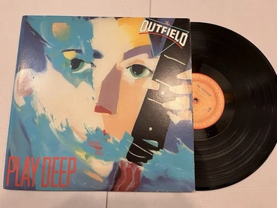 The Outfield Play Deep 1985 Vinyl NM Record Album LP Columbia Records BFC 40027 - Image 1 of 4