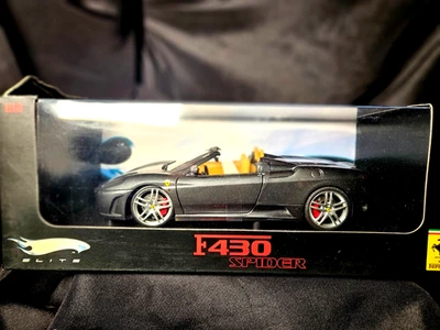 Hot Wheels Elite Ferarri F430 Spyder Gris Escala 1:18 Inv. #4841 Foto 1 de 4