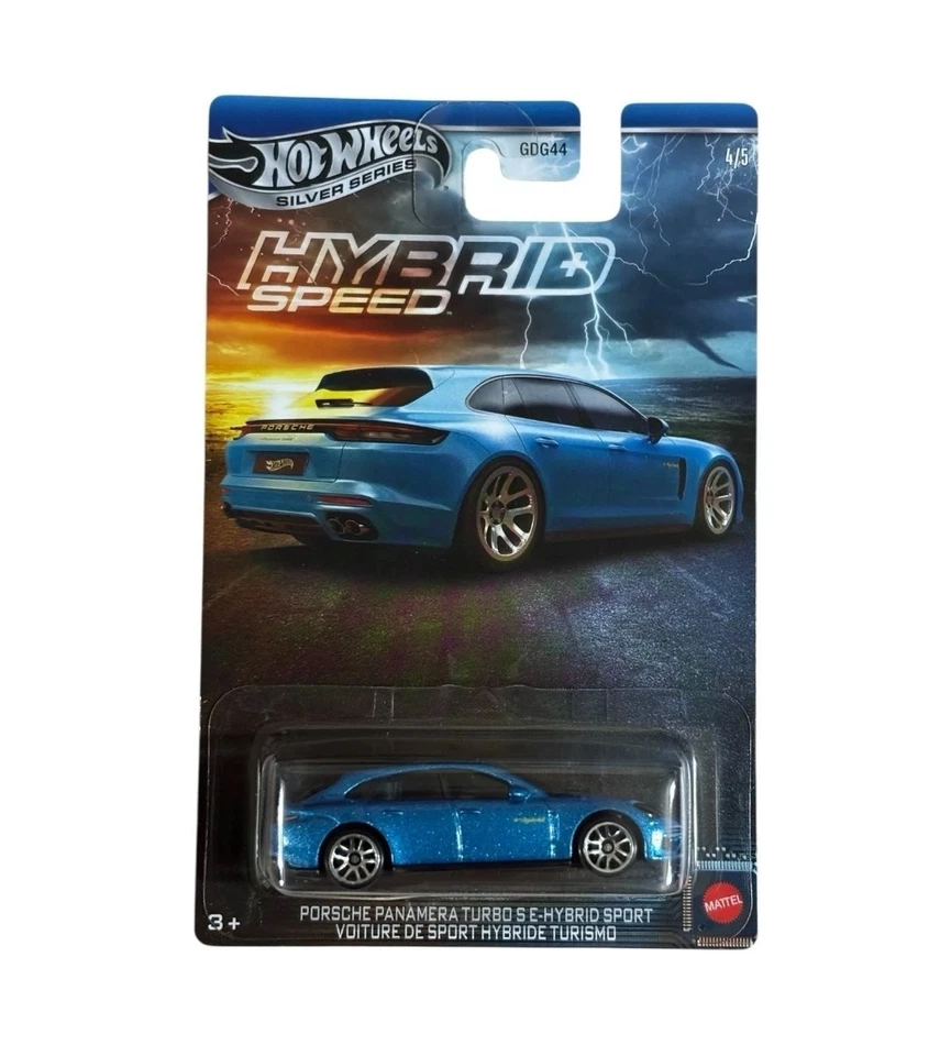Hot Wheels Silver Series Hybrid Speed Porsche Panamera Turbo S 2025 1/64 Foto 1 de 1