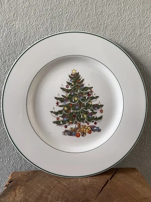 Eschenbach Teller Weihnachten + Christbaum -  Porzellanteller Germany - Vintage - Bild 1 von 3