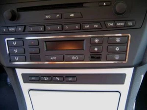 D Chrom Rahmen für Klimabedienteil / BMW X3 E83 - Edelstahl poliert - Picture 1 of 3