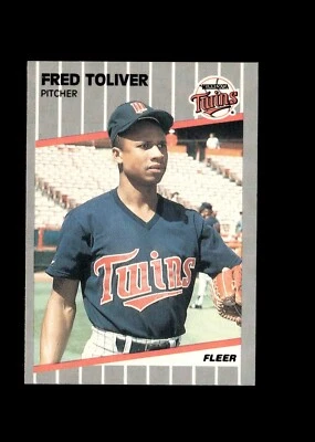 1989 Fleer - #126 Freddie Toliver - Image 1 of 2