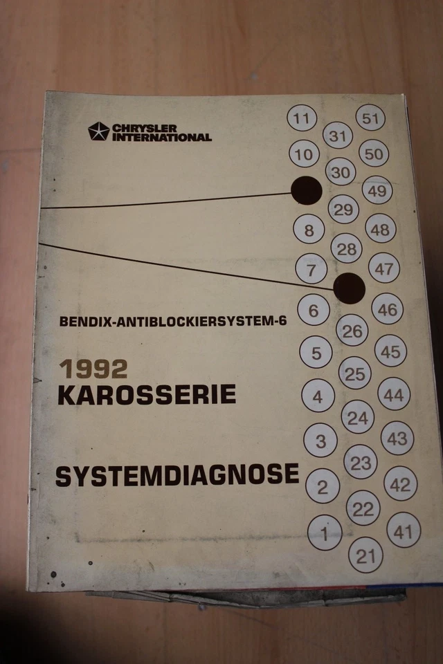Chrysler Jeep 1992 BENDIX ABS System-6 Diagnose - Bild 1 von 1