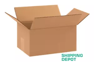 50 -10x7x5 cartone ondulato kraft scatole imballaggio spedizioni postali - Foto 1 di 3