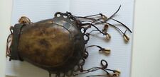 Benin Bronze Antique Pouch With Shells. African  Heavy. 
