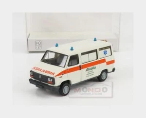 1:87 BREKINA PLAST Fiat Ducato Minibus Ambulance Alitalia 1981 White BRE34910 MM - Picture 1 of 2