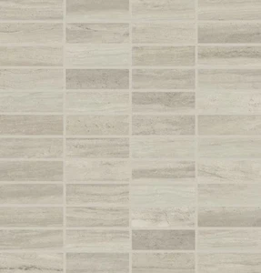 Lot of 123.75ft² Column Grey Rectangle Wave Matte Ceramic Wall Tile- AR09 18"x6" - Picture 1 of 9