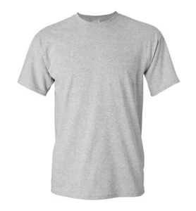 GILDAN MENS ULTRA COTTON SHORT SLEEVE T-SHIRT color: Ash Grey. SIZE: XL - Picture 1 of 3