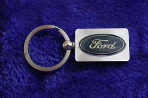 Ford Blue Oval Key Ring Key Chain Fob Accessory Truck Blue Oval Fairlane Mustang - Picture 1 of 5