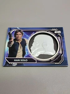 Star Wars Battle Plans Han Solo Stromtrooper Helmet Medallion - Picture 1 of 2