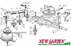 Transmission Exploded View Mower Lawn 98Cm Xd140 Castelgarden Parts 2002-13