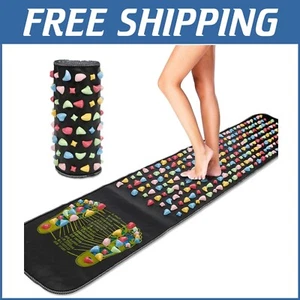 Reflexology Acupressure Mat – Foot Pain Relief & Enhanced Wellness (68.9x13.8in) - Picture 1 of 9
