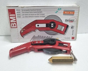 BMI Basic 30m Black Steel The Compact Frame Measuring Tape - Picture 1 of 5