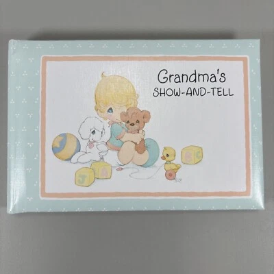 Libro álbum de fotos Grandma's Show - And - Tell Precious Moments nietos bebé nuevo Foto 1 de 4