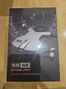 Orange Wingsland S6 Drone GPS WI-FI APP Control 4K UHD Quadcopter (Black) - Picture 1 of 5
