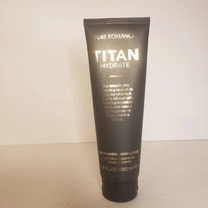Pure Romance Titan Hydrate Moisturizing Body Lotion 4 oz Bergamot Amber Leather - Picture 1 of 2