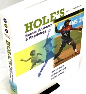 Preowned, HOLES, HUMAN ANATOMY AND PHYSIOLOGY 12 ED, SHIER, BUTLER, LEWIS, HB, - Picture 1 of 9