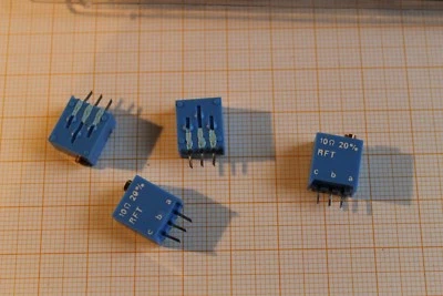 10 RFT Poti Potentiometer TGL 27423 513.59 Dickschicht 0,5W 300V Kurve 1 #ZH01 - Bild 1 von 4