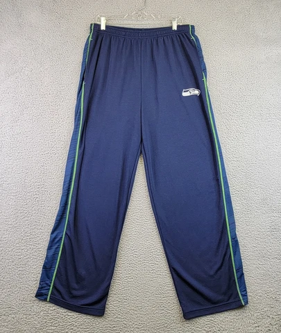 Seattle Seahawks Sweatpants Men’s 2XL XXL Blue Green Team Apparel Lounge Pants Cover