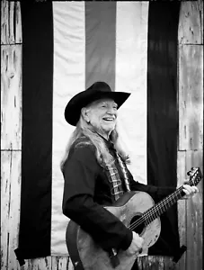 Willie Nelson Iconic Country Music Legend - 5x7 Hochglanz gedrucktes Foto - Bild 1 von 1