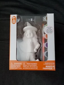 Creatology Halloween 3D Ceramic Craft Kit Witch Ceramic DIY With Glitter Paint  - Picture 1 of 3