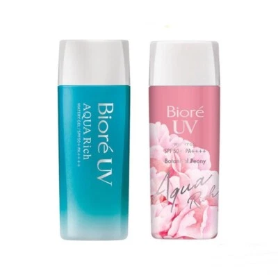 Biore UV Aqua Rich Watery Gel Sunscreen Nourishing Formula Watery Gel/Peony 90ml - Image 1 of 4