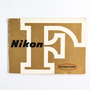 Vintage Original Nikon F Kamera Anleitung Manual User Guide Booklet - Bild 1 von 5