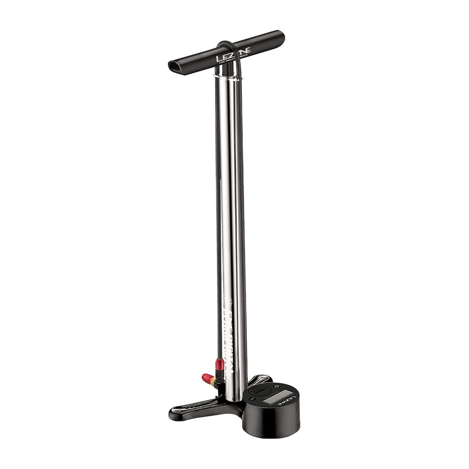 Bomba de neumáticos de bicicleta de aluminio profesional LEZYNE CNC Digital Drive 3.5 con medidor Foto 1 de 1