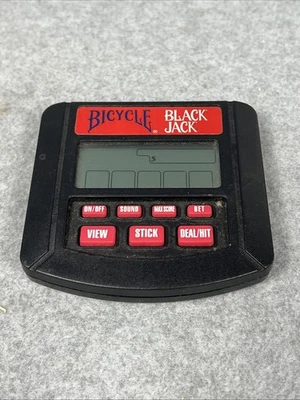 Bicicleta Vintage Black Jack Juego Electrónico Portátil 1994 Tiger Electronics Foto 1 de 4