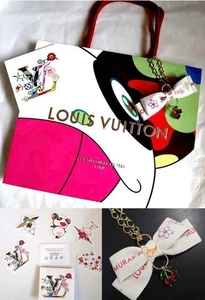 Louis Vuitton X Takashi Murakami Shopper Bag, Sticker, and Ribbon Charm Set - Picture 1 of 5