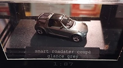 SMARTWARE 14186 SMART roadster coupé glance grey - scala H0 - Immagine 1 di 4