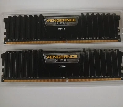 Ram corsair vengeance lpx ddr4 16gb 3200mhz total black - Immagine 1 di 4