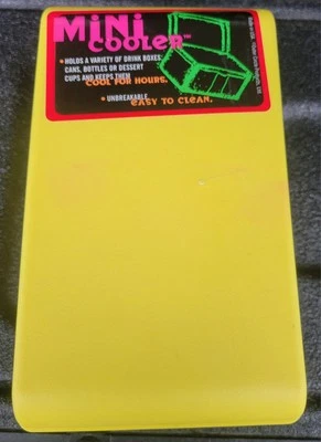 Clik кулер мини изолированный кулер желтый - 1 банка газировки, коробка для сока, десерт и т. д. - Изображение 1 из 4