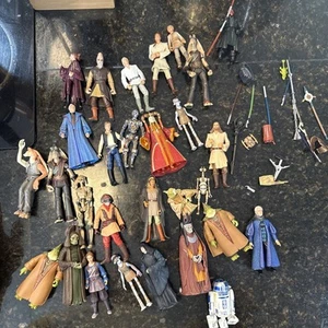 Star Wars 3.75” Assorted Figure Lot Of 29 With Accessories 1999-2008 - Picture 1 of 8