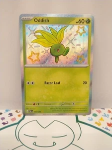 Oddish 043/165 Sv: Paldean Fates Shiny Holo Rare Pokemon Card COMBINED SHIP - Picture 1 of 3