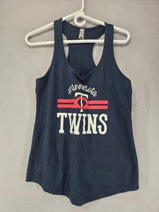 Next Level Apparel Minnesota Twins Racerback Tank Top, Navy w/front logo, Large - Picture 1 of 4
