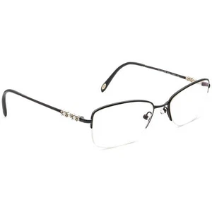 Tiffany & Co. Eyeglasses TF 1109-H-B 6097 Black Half Rim Metal Italy 51[]17 135 - Picture 1 of 12