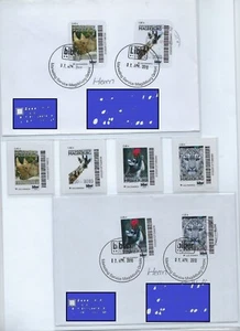 moderne Privatpost kompletter Satz Marken und Belege Zoo  Magdeburg biberpost - Bild 1 von 2