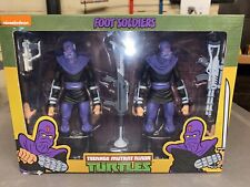 NECA Teenage Mutant Ninja Turtles FOOT SOLDIERS 2-Pack Cartoon Set