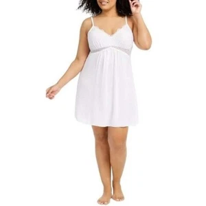 I.N.C. International Concepts Camicia da notte in chiffon di pizzo 1X (4411) - Foto 1 di 7