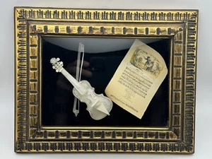 George Bickham the Elder Shadow Box Miniatur Noten & MOP Violine mit Bogen - Bild 1 von 6