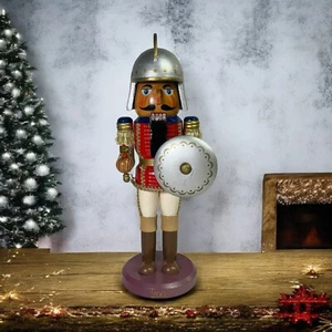 Limited Edition Nutcracker Soldier 14" Target 2005 Wooden Numbered 4025/10653 - Picture 1 of 12