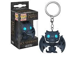 TOYS 'N' GEEK Game of Thrones: Icy Viserion Funko Pocket POP! Keychain