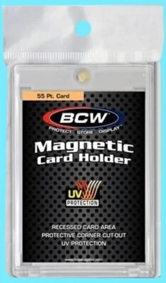 1 BCW 55pt UV Safe Magnetic Card Holder Display Case Sports Trading Storage - Image 1 of 2
